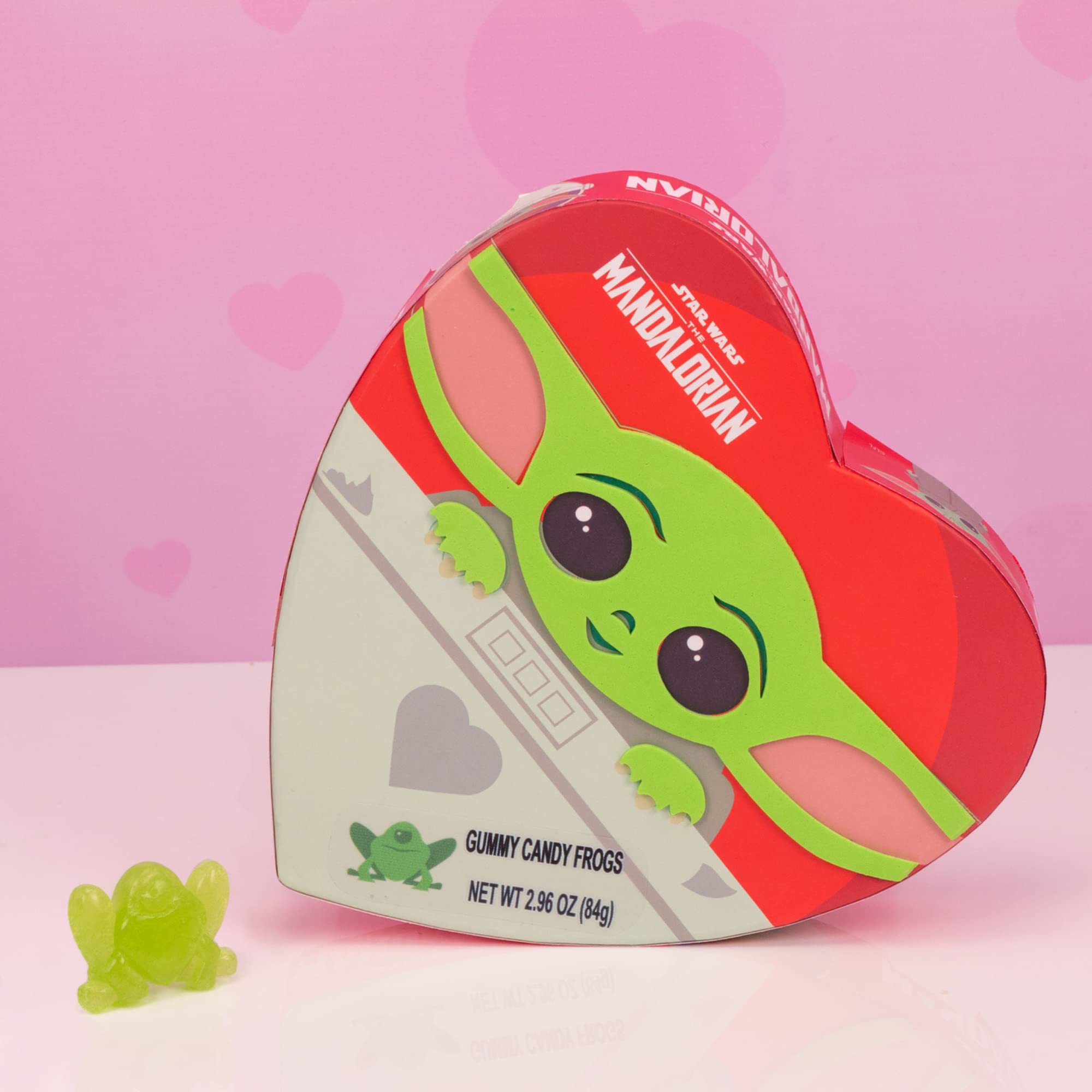 Star Wars The Mandalorian Grogu Gummy Candy, Green Apple Flavored Gummy Frogs, Easter Basket Stuffer, Fun Character Candy Gift - Image 4